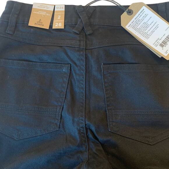 NEW Prana Skinny Jeans 2/26 Regular Black Oday  Mid Rise Preppy  Womens - Picture 6 of 6